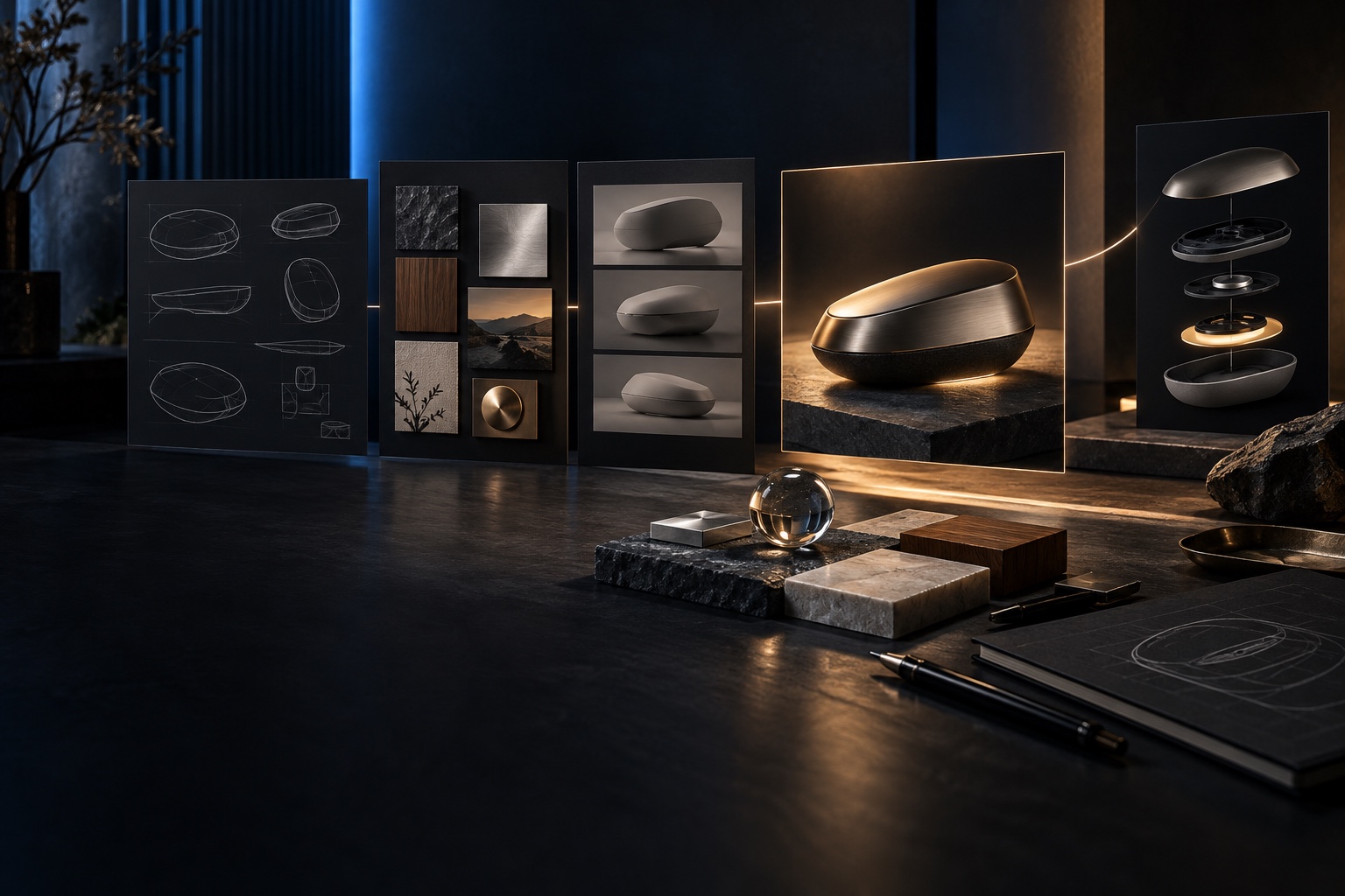 A selected concept assembled into a clear presentation and next-stage handoff