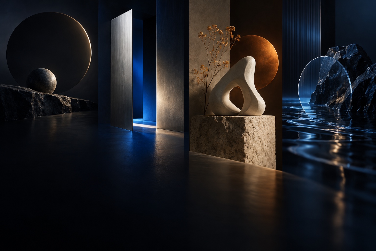 Several clearly different creative territories explored side by side